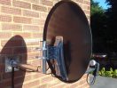 18" Elbow wall mount strong 2" steel