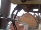 Loose wire can get caught in rotor